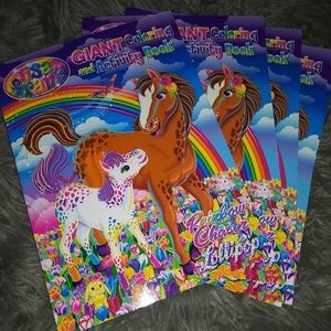 LAST ONE ⚠️ Lisa Frank Giant coloring and Activity Book NWT